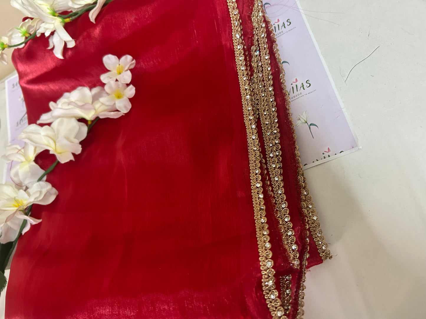 Perfect Wali Red Saree