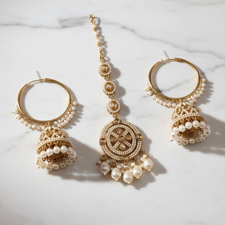 Mangtika Earrings Set