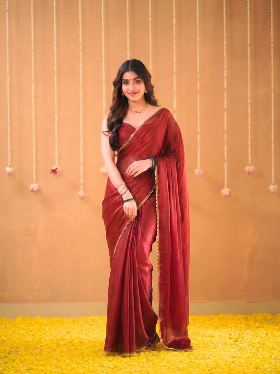 Perfect Wali Red Saree