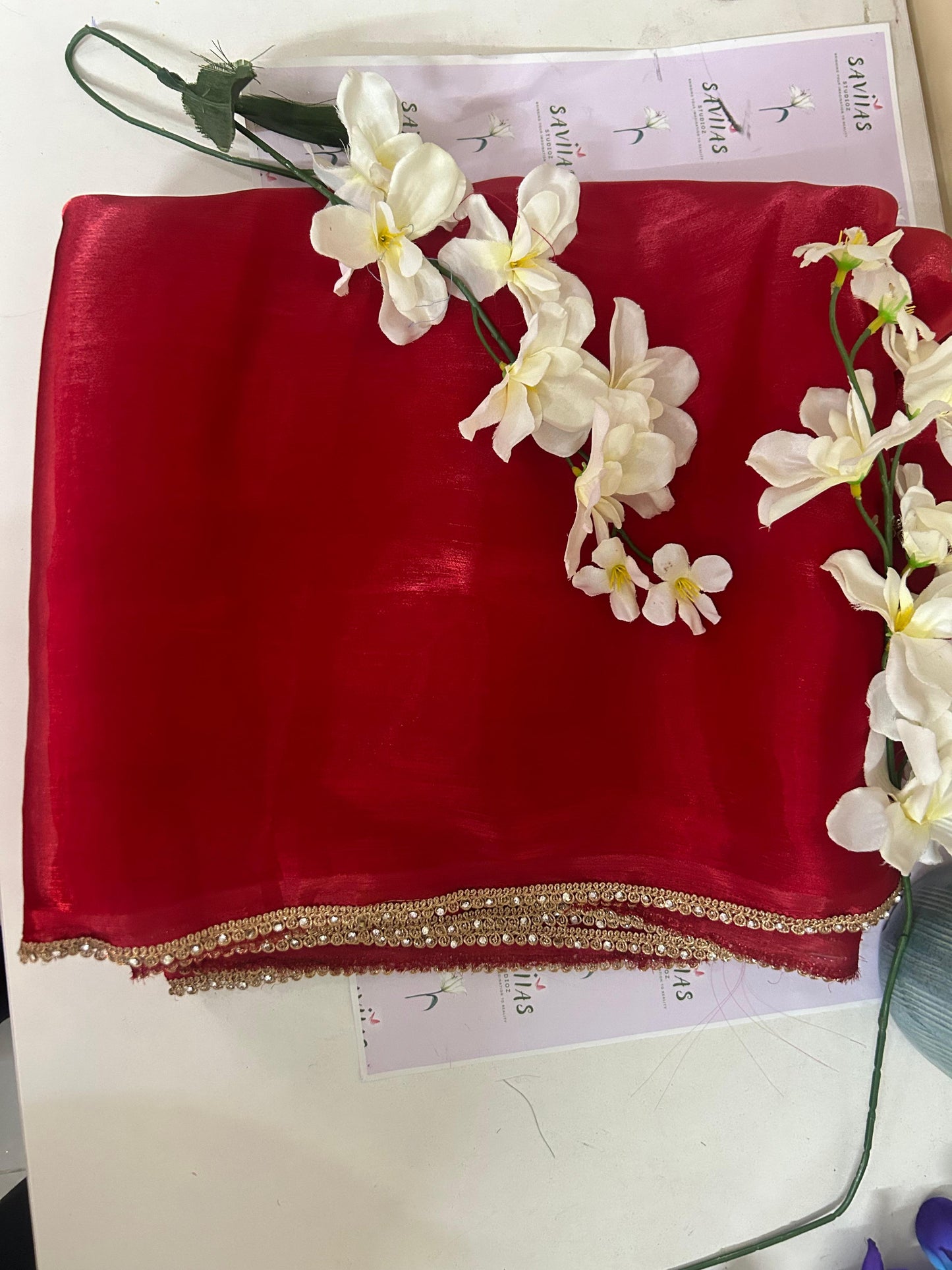 Perfect Wali Red Saree