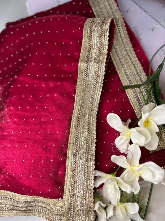Gulabi Taaron ki chhao wali Saree