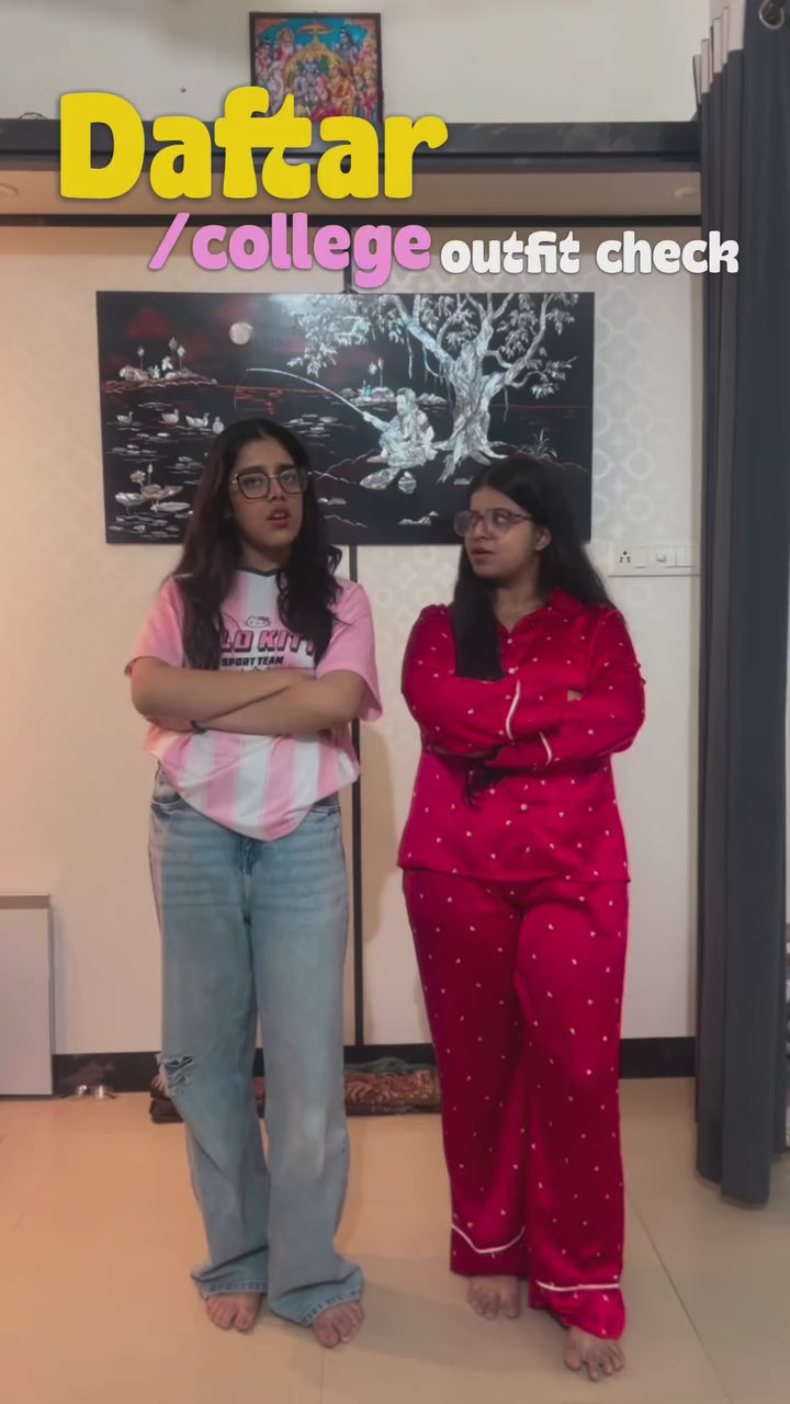 Printed co-ord sets transition reel