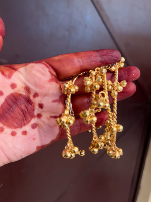 Ghunghroo bangles set of 4, Free Size